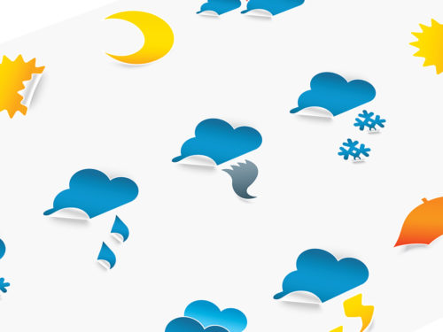 Weather Stickers Design for Weather App
