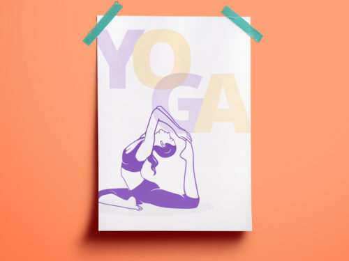 Yoga Poses Illustrations